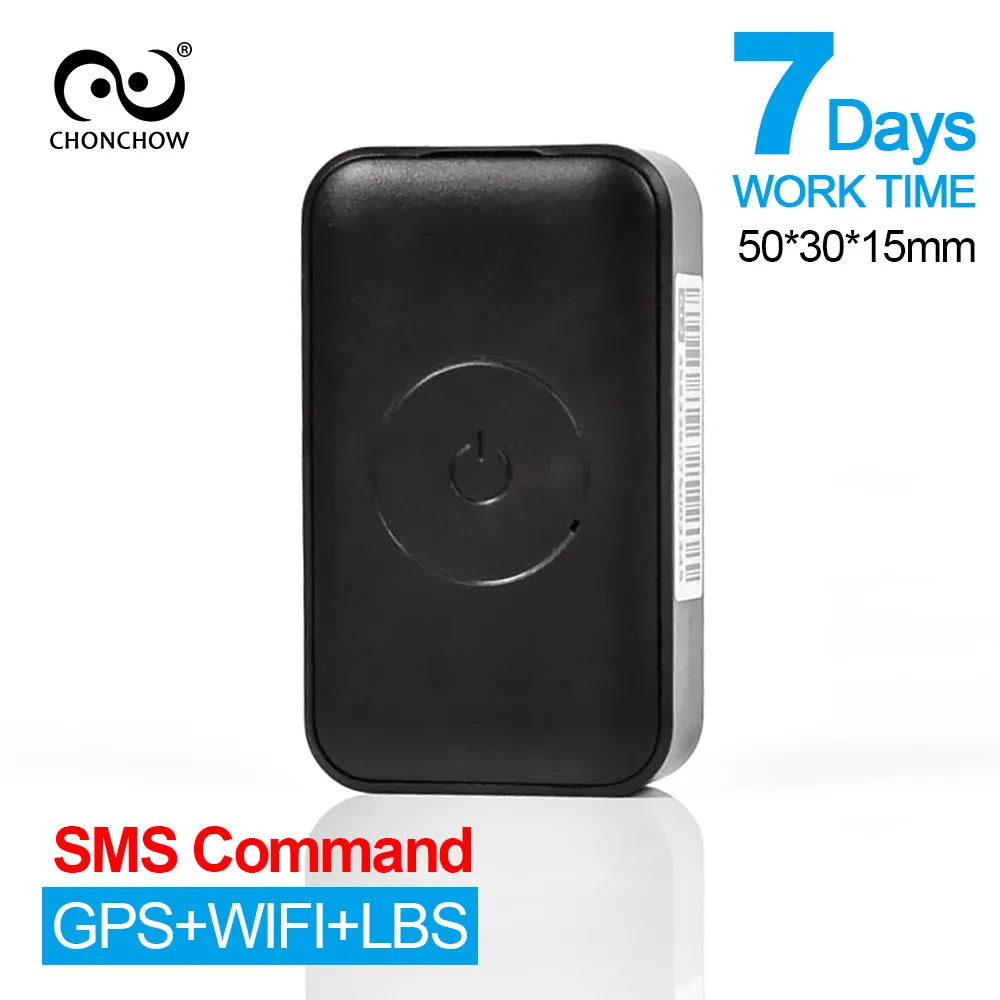 

ChonChow Mini GPS Tracker for Children Older GPS/WIFI/LBS Micro Bike Moto Car GPS Tracking GSM GPS Locator with Google Map
