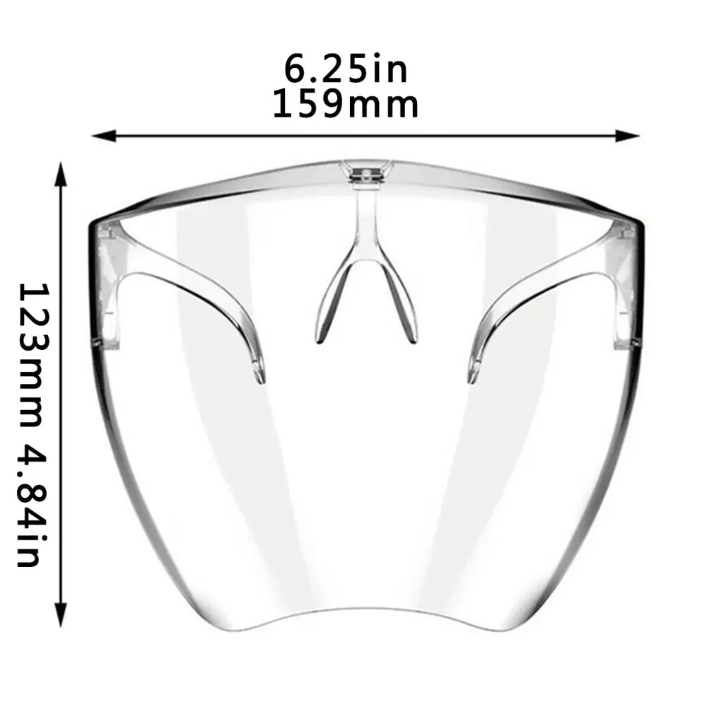 

Universal anti-fog mask Protective Mask comfortable design face shield Goggles glasses mask Splash proof