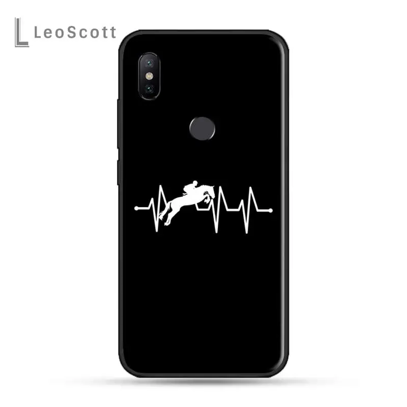 

Horse Pony Horse Heartbeat Phone Case For xiaomi Redmi 5 5A plus 7A 8 note 2 3 4 5 5A 6 7 GO K20 A2