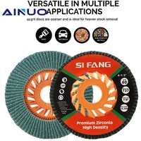 1 10pcs 115mm flap disc 4 5 inch sanding discs 6080120240320 grit geinding wheel deburring derusting abrasive disc