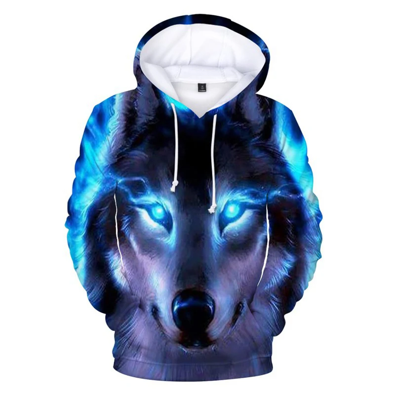 

Children's Hoodie 3D Fashion Printed Wolf Pattern Unisex Children's Hoodie Tops Girls Boys Pullovers