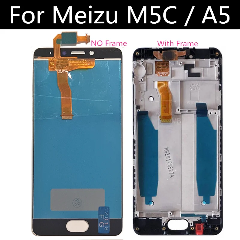 5 0 &quotЖК-дисплей для Meizu M5C A5 M710H M710Q ЖК-дисплей Дисплей кодирующий преобразователь