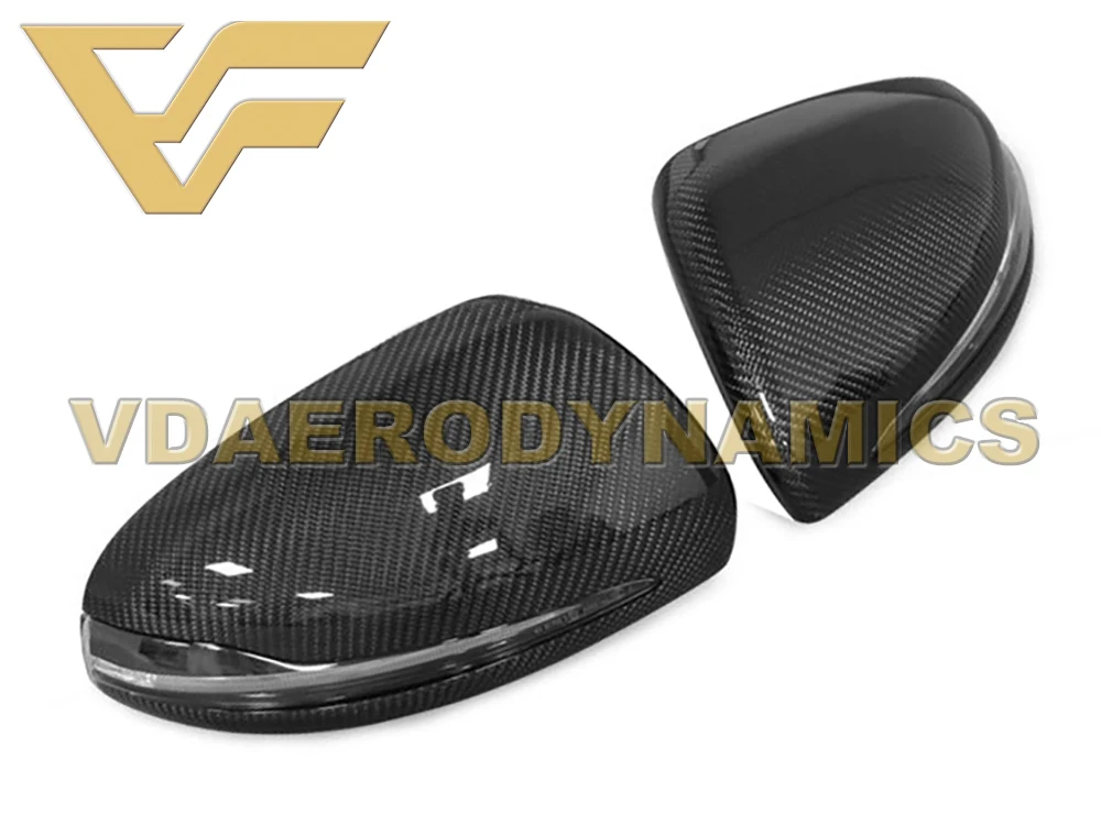 Крышки боковых зеркал из карбонового волокна VAD подходят для Mercedes-Benz W205 C160 C180 C200 C220 C250 C300 C350 C400 C450 C43 в диапазоне от 14 до 18 годов.