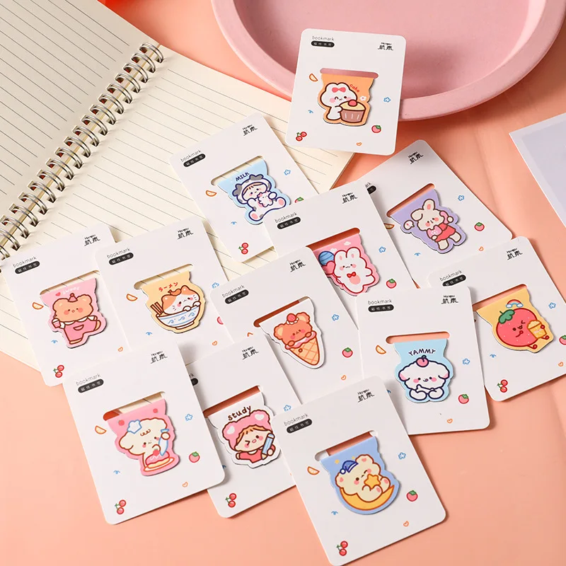 

12pcs Kawaii Animal Magnetic Bookmark for Books Magnet Page Keeper Clip Holder Reading Office School F6760