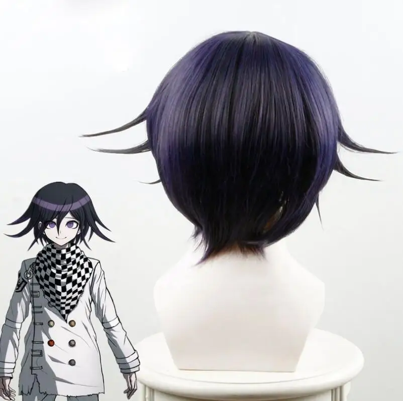 Morematch аниме Danganronpa V3 Killing Harmony Ouma Kokichi короткий парик косплей костюм данганронпа