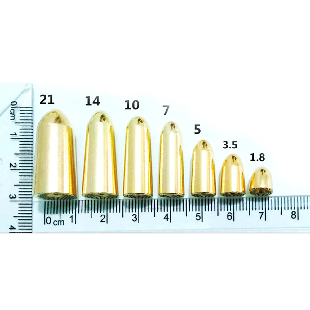 Комплект грузиков из меди и свинца в ассортименте 50 шт. вес 3 5/5/7/10 г | Спорт