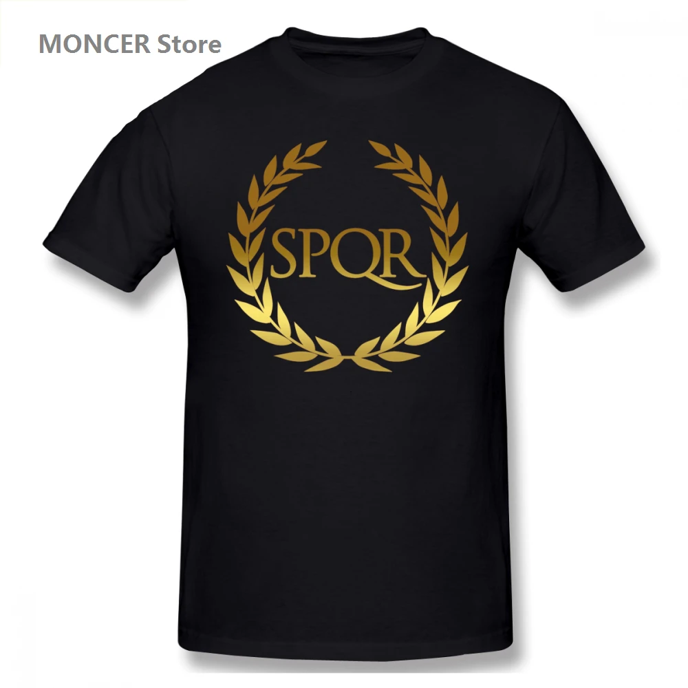 

Roman SPQR Shirt Spqr Funny Novelty Men's Basic Short Sleeve T-Shirt R221 Tees Tops