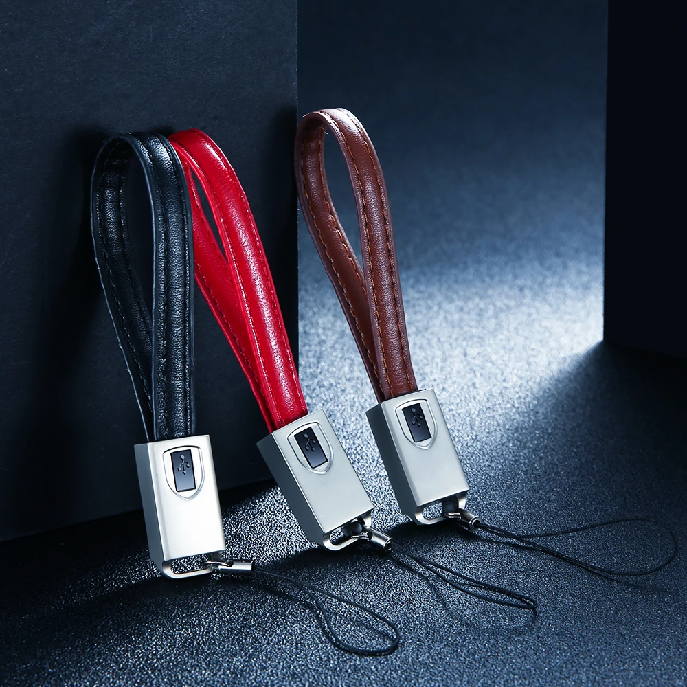 RAXFLY брелок usb кабель для iPhone XS X 8 Plus кожаный бумажник микро Тип usb C кабель для samsung Redmi Примечание 7 телефонный кабель для зарядки
