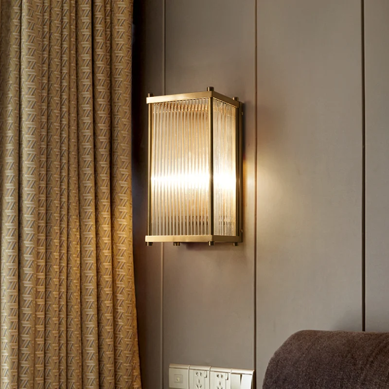 Современный медный настенный светильник Jmzm лампа для гостиной спальни кабинета