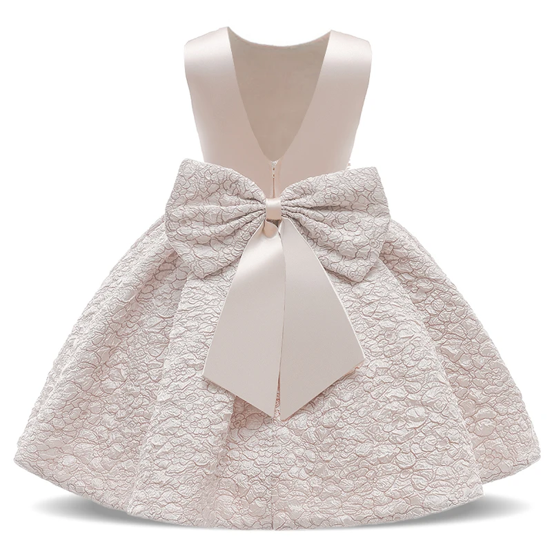 2022 детское свадебное платье с большим бантом для девочек Детский костюм вечернее