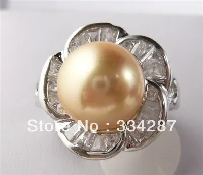 Изысканное розовое красное желтое синее кофейное кольцо с жемчугом 18KGP |