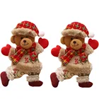 Украшения на Новый год и Рождество 2021 года, 2 шт., подарок на Рождество сделай сам, Санта-Клаус, снеговик, дерево, подвеска, подвеска, украшение, рождественские подарки