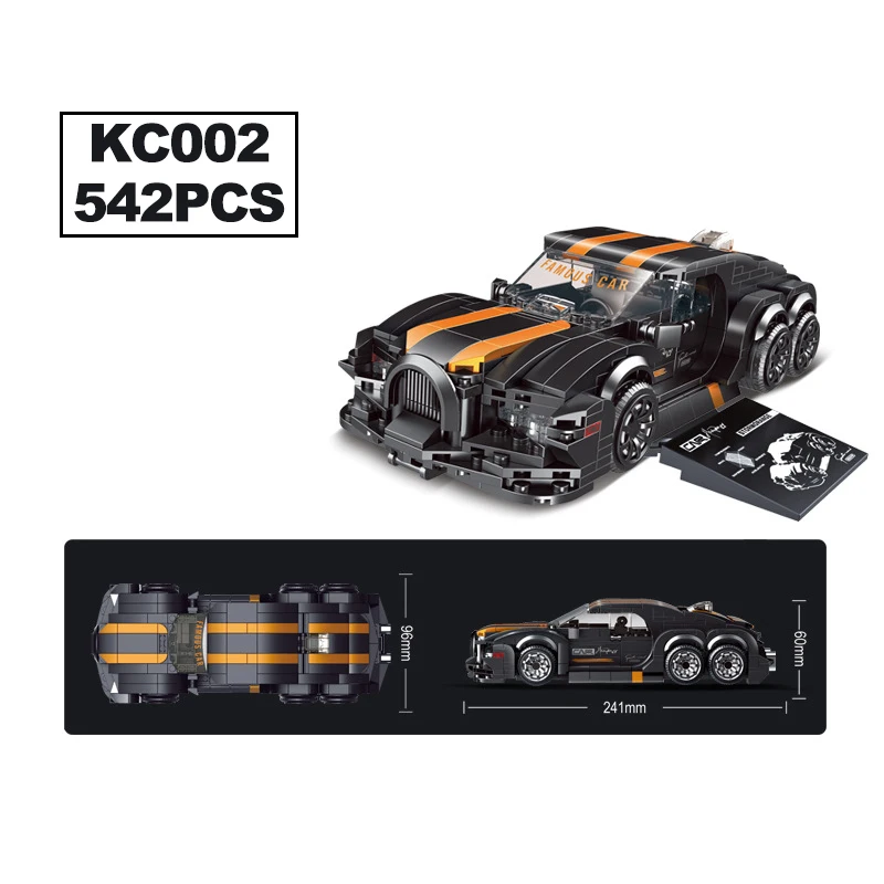 

403-650Pcs Technical Series Car Building Blocks City Series Speed Champions Sports Racing Super Car Models Bricks Boys Toys