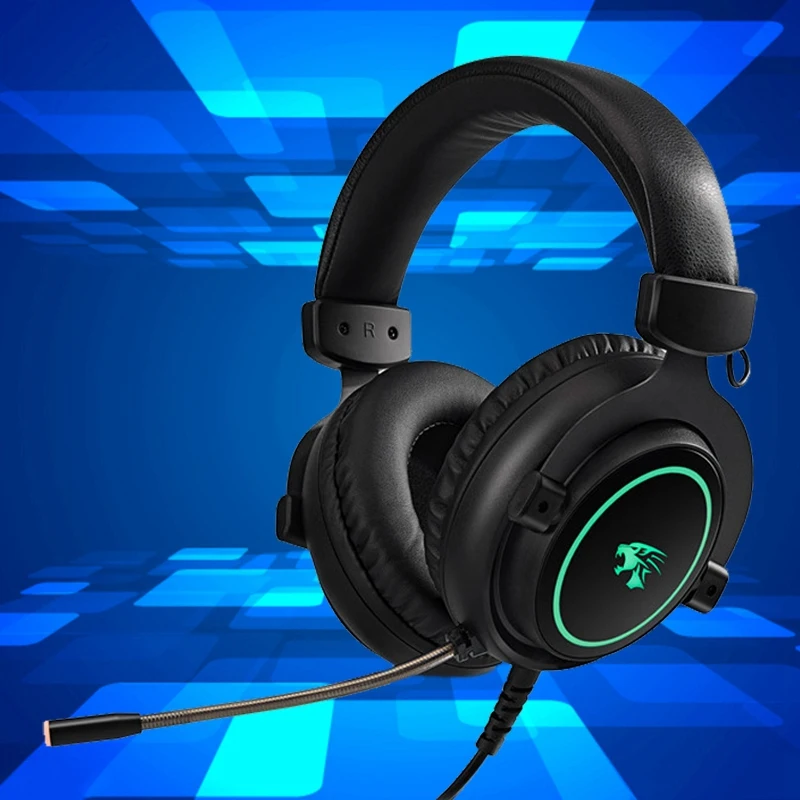 

V6000 Head Mounted Gaming Headset Computer RGB Light PS4 Chicken Headed