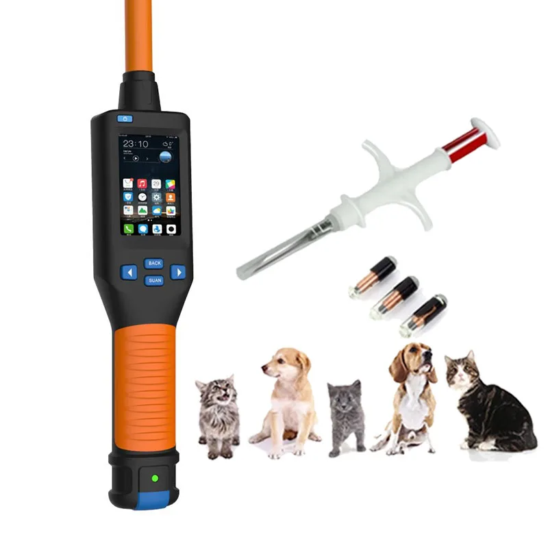 134.2Khz Lf HDX FDX-B RFID remote animal ear tag reader stick for livestock cattle sheep horse tracking scanner | Безопасность и