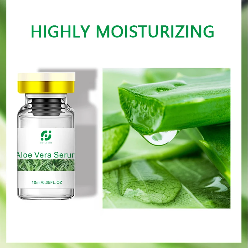 

Beauty Care Aloe Vera Serum For Microneedling Skin Firming Acne Treatment Organic Ampoule Serum