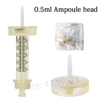 100pcs disposable 0 5ml ampoule head syringe needle for hyaluronic pen atomizer hyaluron gun wrinkle removal lip lifting syring