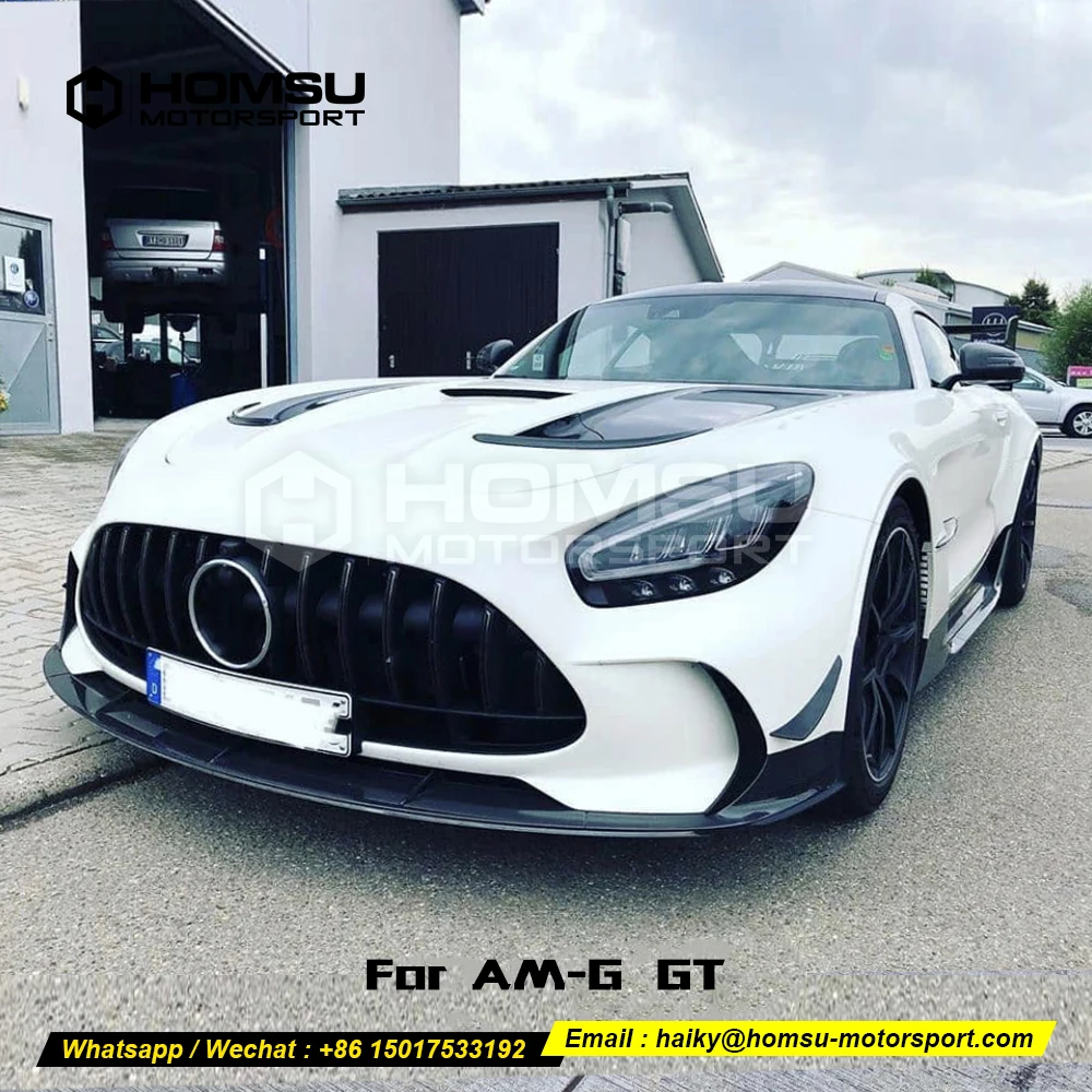 Комплект для сухого кузова автомобиля из углеродного волокна BS style передний