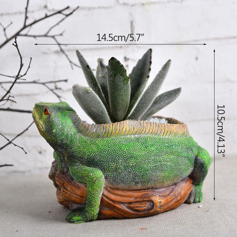 

Strongwell Nordic Lizard Flower Pot Garden Resin Flowerpot Wedding Decoration Home Decoration Accessories Tabletop Birthday Gift