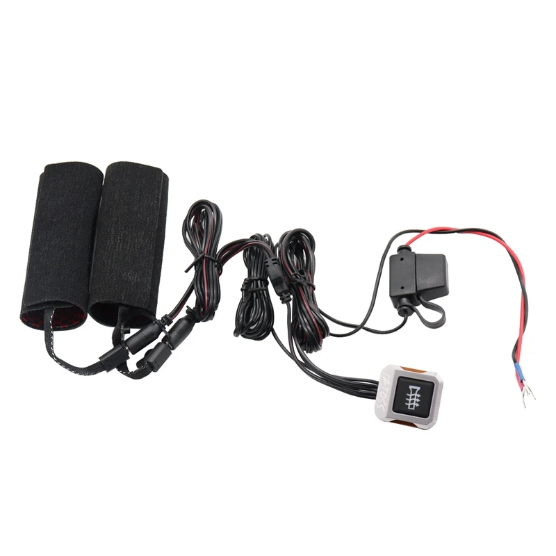 

IZTOSS Universal Motorcycle ATV 12V Heated Grips Warmer Pad Kits Grip Handlebar Heater with Switch for Handlebar 30-36mm