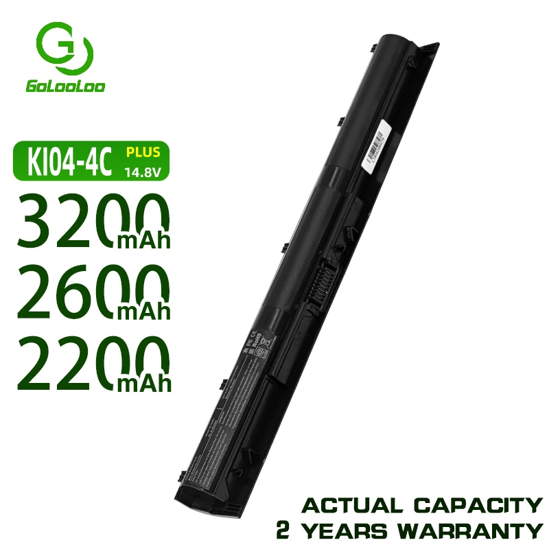 Golooloo 14 8 V K104 KI04 ноутбук Батарея 800049 001 аккумулятор большой емкости HSTNN DB6T LB6S для