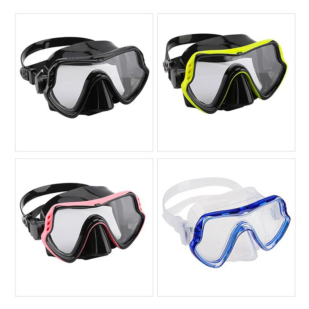 

Scuba Diving Mask Freediving Mask Silicone Tempered Glass Swimming Snorkeling Goggles