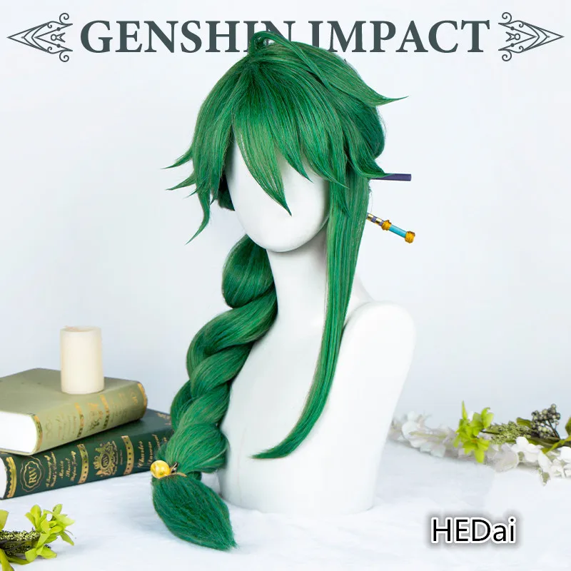 

Парик для косплея Game Genshin Impact Bai Shu