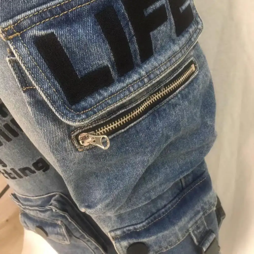 Джинсовые брюки карго женские джинсы женская уличная хиппи| |