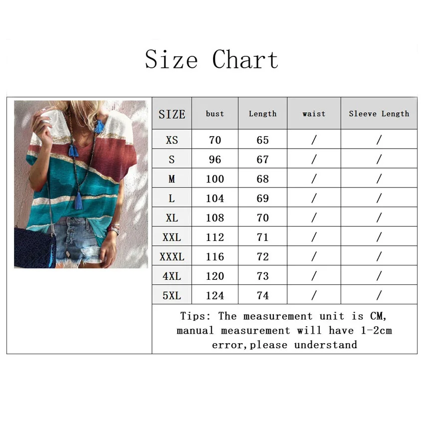 

Plus Size Women Fashion Loose Casual Floral print short sleeves V neck summer tshirt tops blouses shirt