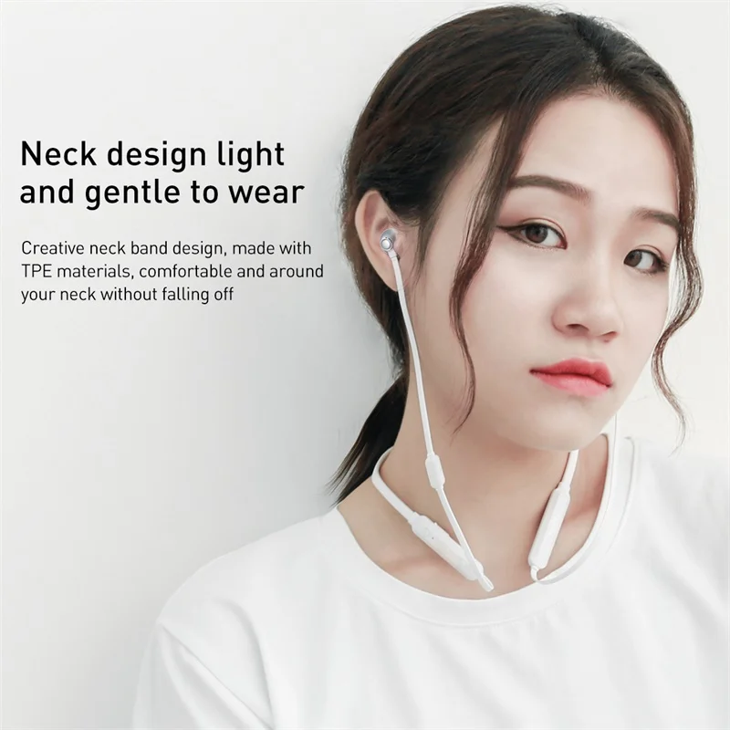 Baseus S11A Bluetooth наушники спортивные беспроводные наушники Bluetooth гарнитура для iPhone Xiaomi 9 huawei P30 pro