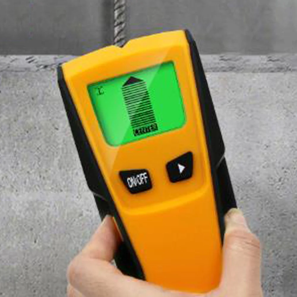 

Wall Wood Stud Detector Finder Scanner Metal Live Wire Cable Pipe Tester Meter All Detection Functions Have AC Warning Function