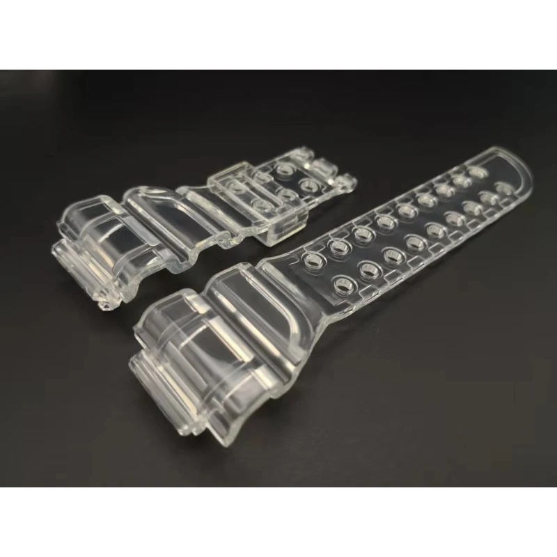 Прозрачный силиконовый резиновый ремешок для часов чехол телефона сменный