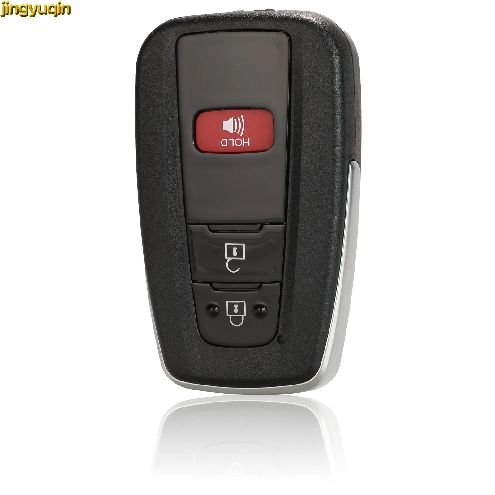 Jinyuqin 5 шт. смарт ключ оболочки костюм для Toyota Camry RAV4 Corolla C HR 2019 2 + 1 кнопки чехол