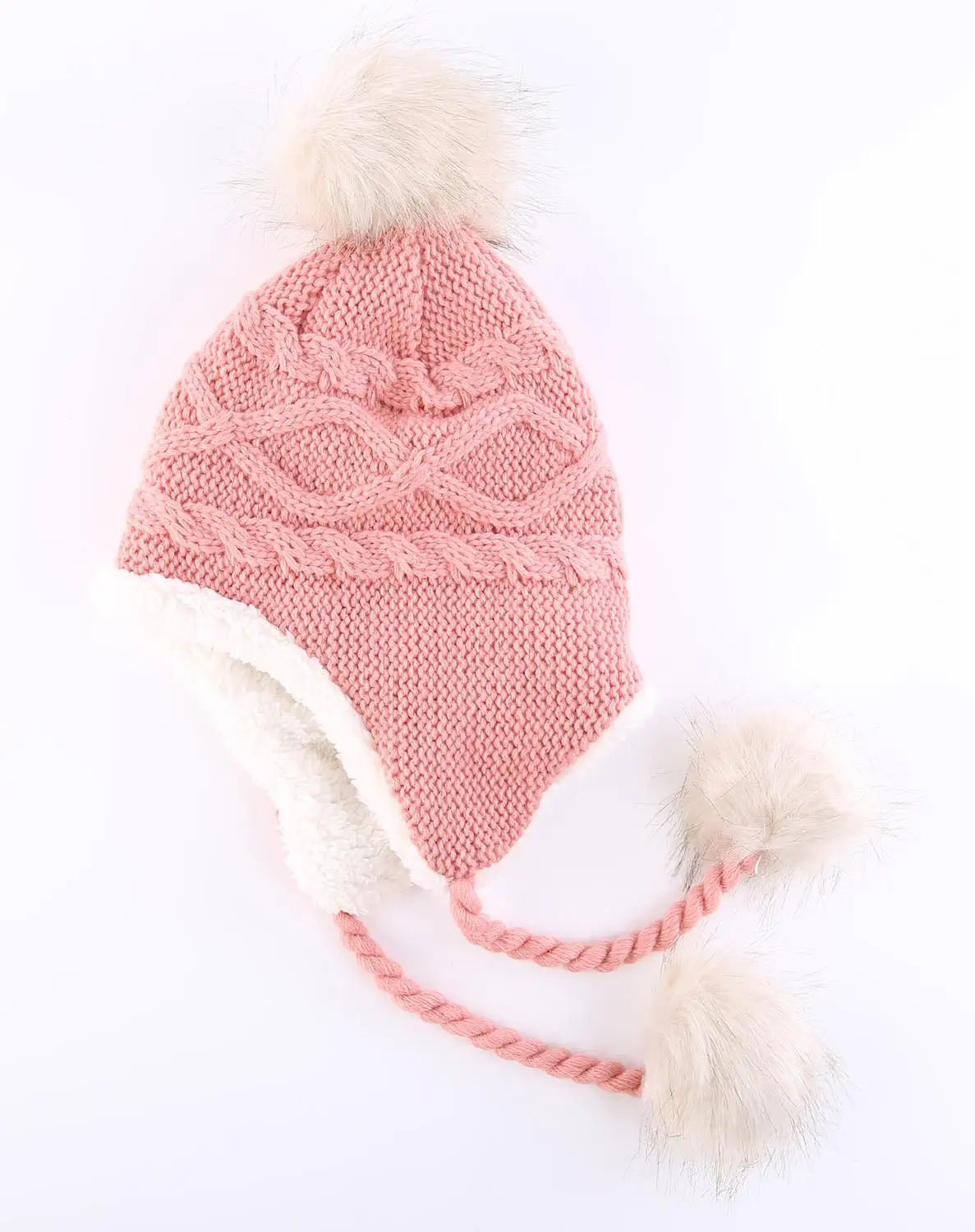 Connectyle милая мягкая шапка с черепом подкладкой из шерпы для девочек ушами детская