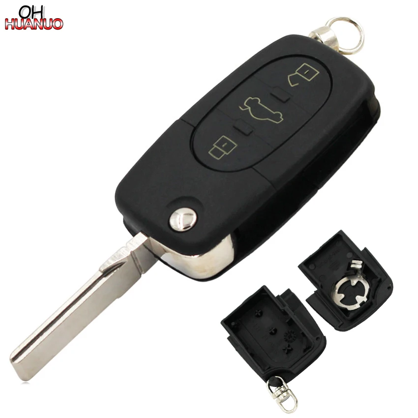 Чехол для ключа Раскладушки с 3 кнопками чехол раскладушки складной Смарт брелок