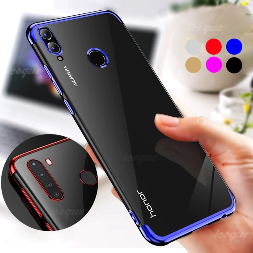 Прозрачный чехол для Huawei Honor 8a Prime 8s 10i 9x 9a 8x Max 8 8c 7x View 20 i Pro 10 9 Lite мягкий силиконовый