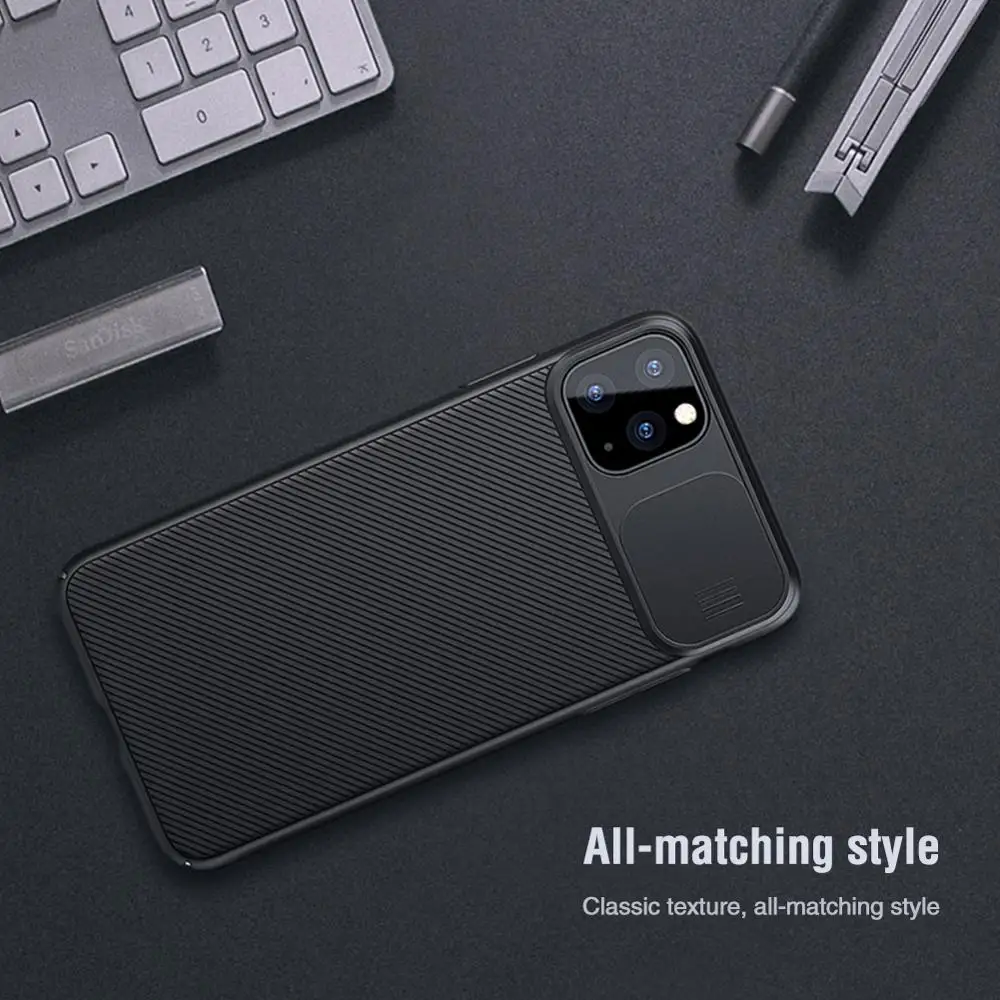 Для iPhone 11 Pro Max чехол Nillkin Camshield Защита камеры задняя крышка для чехол|Бамперы| |