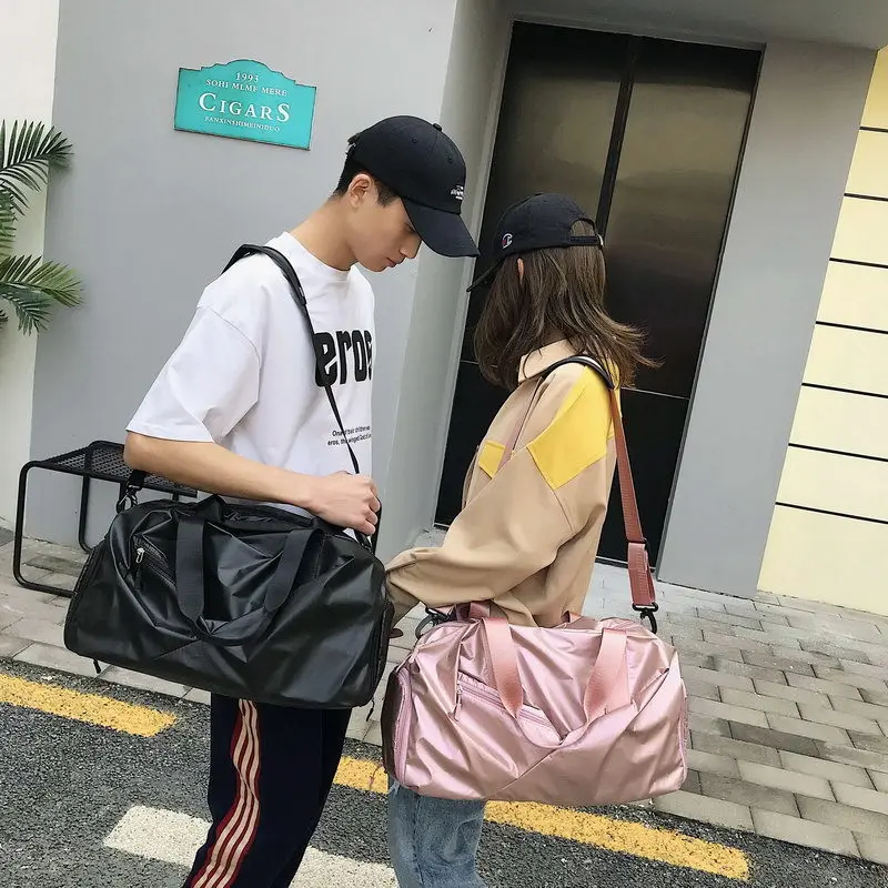 Glossy Yoga Mat Bag Fitness Lady Tote Travel Training Short-distance Large Capacity Lightweight Folding |