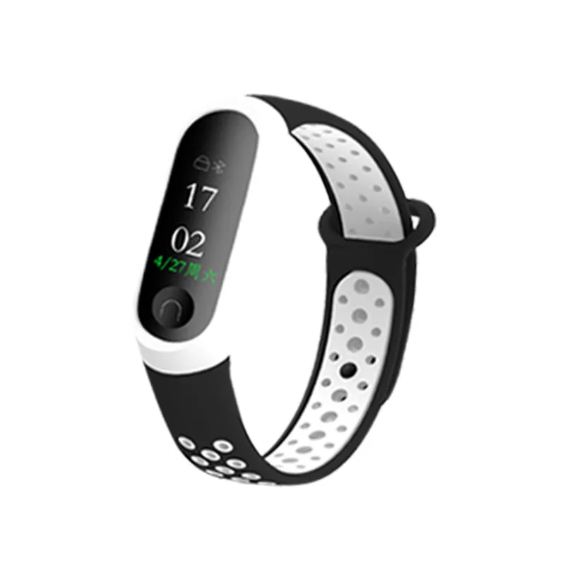10 видов цветов для Xiaomi Mi Band 2/3 сменные умные часы спортивный браслет двухцветный