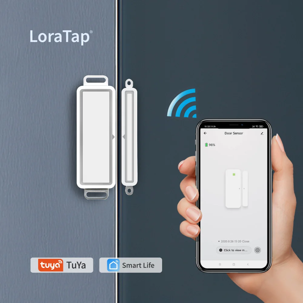 Датчик двери и окна Tuya Smart Life Wi Fi детекторы открытия/закрытия дверей уведомления