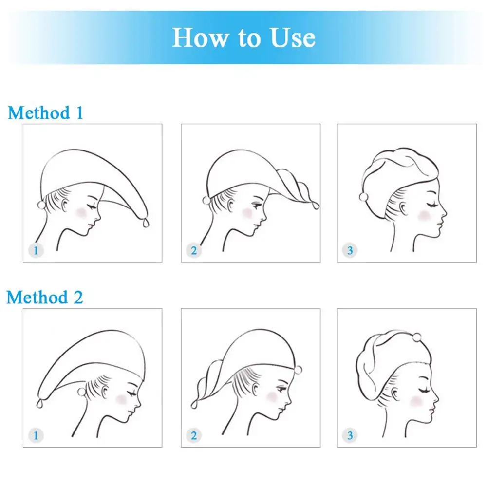 Головной платок цвета радуги сухая шапка для волос полотенце сухих сильное