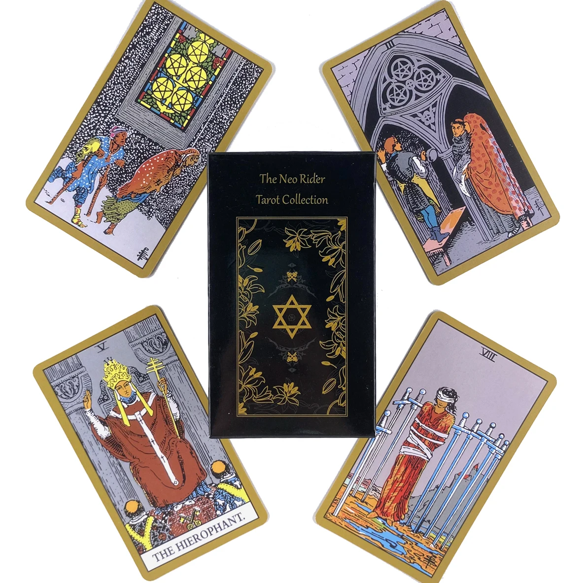 

Настольная игра Tarot Deck для отдыха вечерние ринки, высококачественные пророчественные карты с пророчеством и формальным руководством в форм...