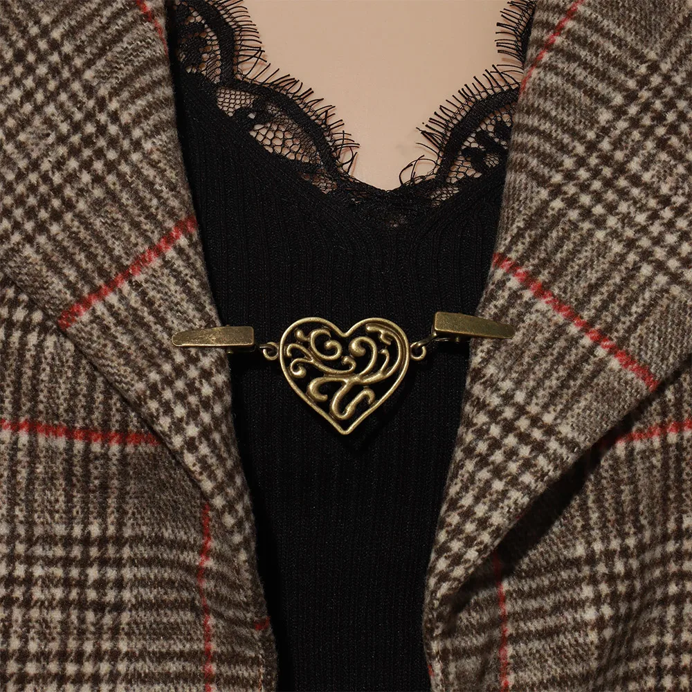 Винтажный кардиган воротник зажимы держателя одной пары модных носков для