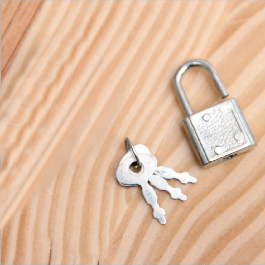 Мини-замки для сумок ключ замок с ключом Сумки из натуральной кожи/маленький