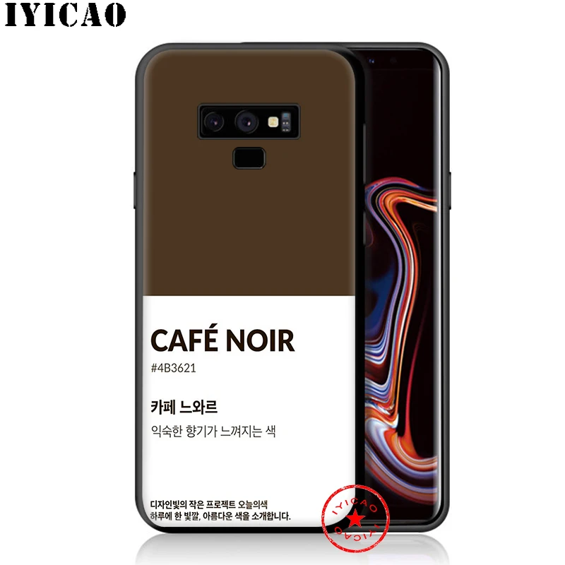 IYICAO Pantone милый художественный мягкий чехол для samsung Galaxy S10e S10 S9 S8 Plus S6 S7 Edge Note 10 9 8 TPU |
