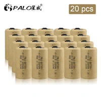 10 20pcs sc 2200mah 1 2v rechargeable battery 1 2 v sub c ni cd cell with welding tabs for bosch hitachi dewalt power tools