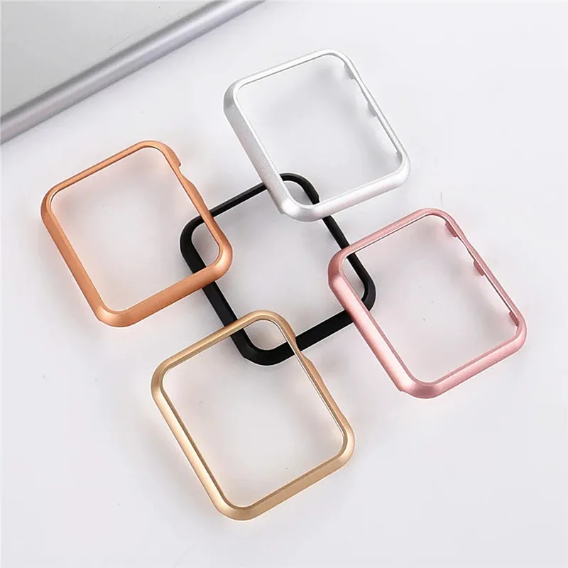 Чехол для Apple watch 42 мм 38 мм Apple watch 4 5 Case 44 мм 40 мм iWatch series 3 2 1 Алюминиевые защитные аксессуары для бампера