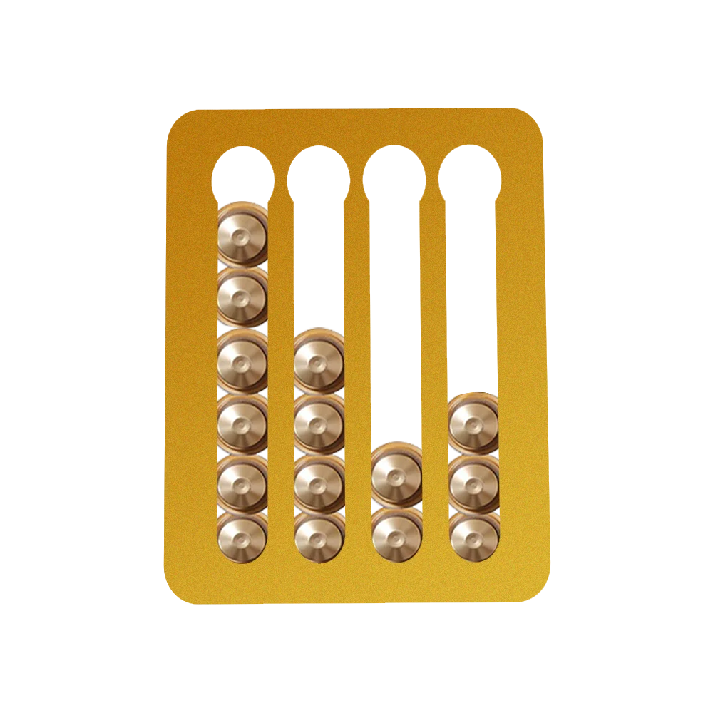 Металлический держатель для кофейных капсул алюминиевая подставка с зеркальным