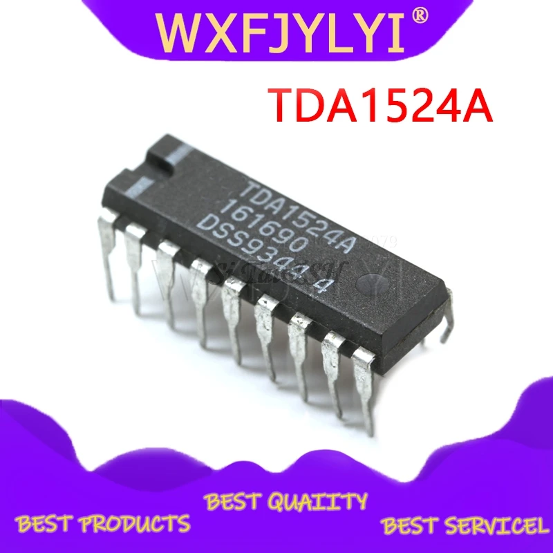 10 шт./лот TDA1524A TDA1524 DIP-18 стерео-тон/регулятор громкости | Электронные компоненты и