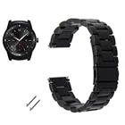 Ремешок из нержавеющей стали для LG G Watch W100  R W110  Urbane W150 Asus ZenWatch 1 2, мужской быстросъемный браслет, 22 мм